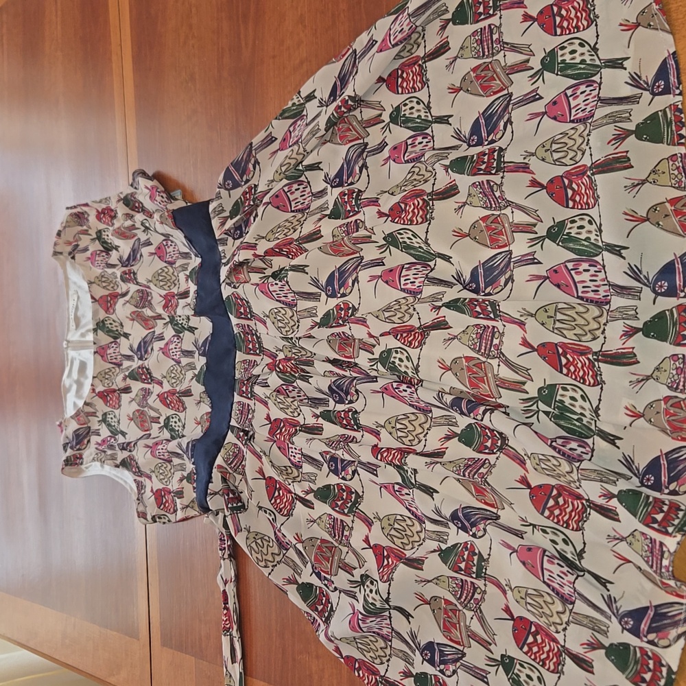 LA Soul Bird Print Dress size L